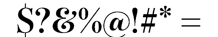 Toppan Bunkyu Midashi Mincho Extrabold Font OTHER CHARS