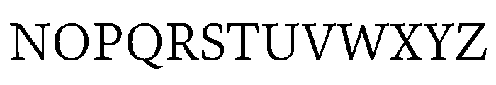 Toppan Bunkyu Mincho Regular Font UPPERCASE
