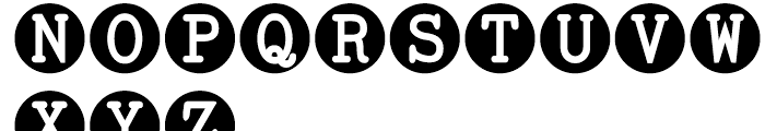 TOC in Rings Regular Font LOWERCASE