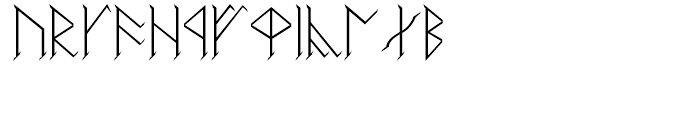 Tolkien Certar Regular Font LOWERCASE