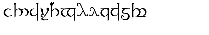 Tolkien Tengwanda Namarie Namarie Font UPPERCASE