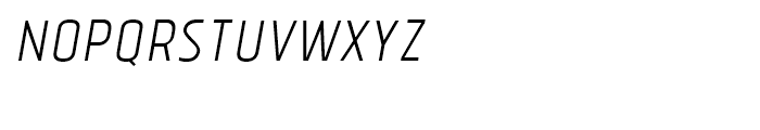 Tolyer Light Italic No2 Font LOWERCASE