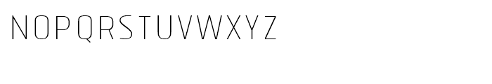 Tolyer Thin No1 Font UPPERCASE