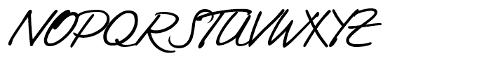 Tommi Handwriting Regular Font UPPERCASE