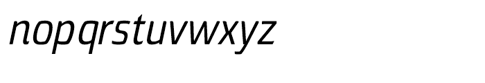 Torcao Condensed Medium Italic Font LOWERCASE