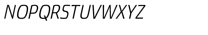 Torcao Condensed Regular Italic Font UPPERCASE