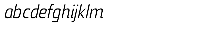 Torcao Condensed Regular Italic Font LOWERCASE