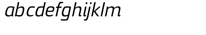 Torcao Expanded Medium Italic Font LOWERCASE