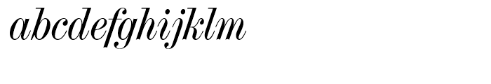 Torino Modern Regular Italic Font LOWERCASE