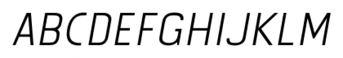Tolyer No.1 Light Italic Font UPPERCASE