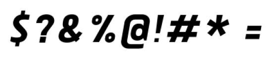 Tolyer No.1 Medium Italic Font OTHER CHARS