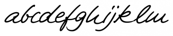 Tommi Handwriting Regular Font LOWERCASE