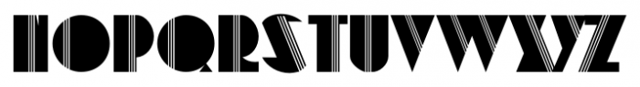 Top Hat JNL Regular Font UPPERCASE