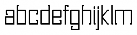 Toshiko ExtraLight Font LOWERCASE