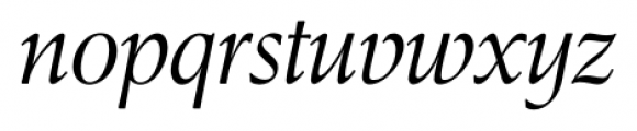 Toshna Display Italic Font LOWERCASE