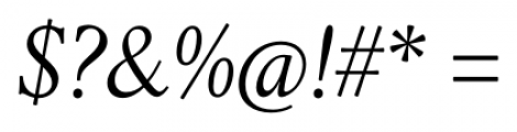 Toshna Italic Font OTHER CHARS