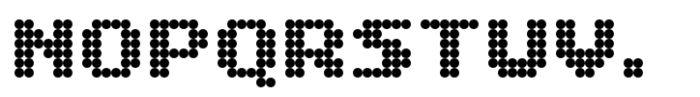 TO Gridlow Dotted Font UPPERCASE