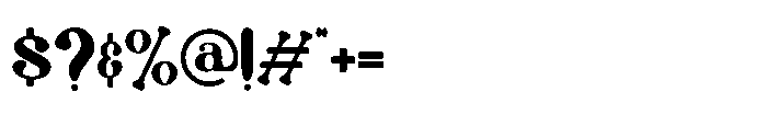 Toasty Curve Font OTHER CHARS