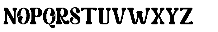 Toasty Curve Font UPPERCASE