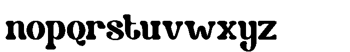 Toasty Curve Font LOWERCASE