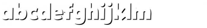Tobi Greek Cyrillic Shadow Font LOWERCASE