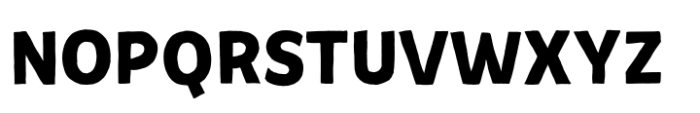 Tobi Handmade Bold Font UPPERCASE
