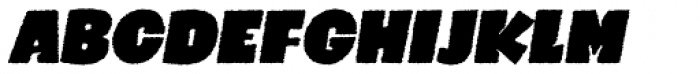 Tobogan Rough Italic Font UPPERCASE
