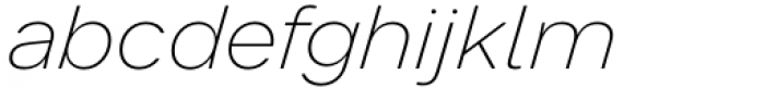 Toboggan Light Italic Font LOWERCASE