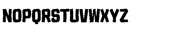 Tod Krob Black Font UPPERCASE