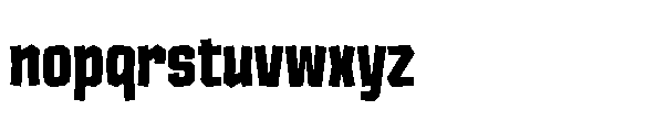 Tod Krob Black Font LOWERCASE