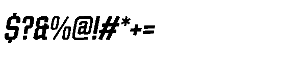 Tod Krob Bold Italic Font OTHER CHARS