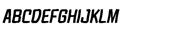 Tod Krob Bold Italic Font UPPERCASE