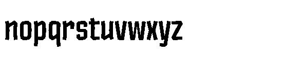 Tod Krob Bold Font LOWERCASE