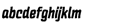 Tod Krob Extra Bold Italic FONT
