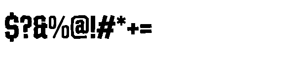 Tod Krob Extra Bold Font OTHER CHARS