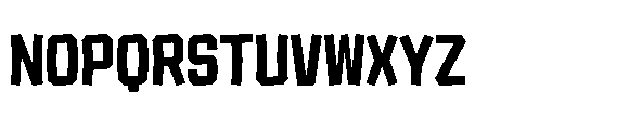 Tod Krob Extra Bold Font UPPERCASE