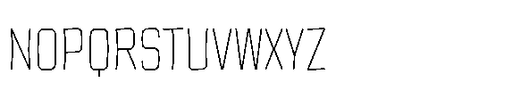 Tod Krob Extra Light Font UPPERCASE