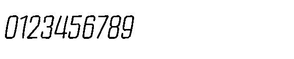 Tod Krob Italic Font OTHER CHARS
