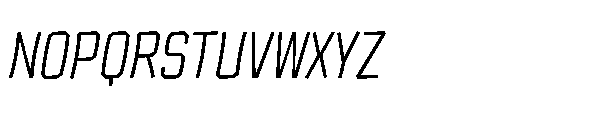 Tod Krob Italic Font UPPERCASE