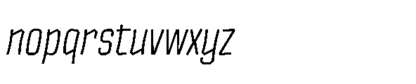 Tod Krob Italic Font LOWERCASE