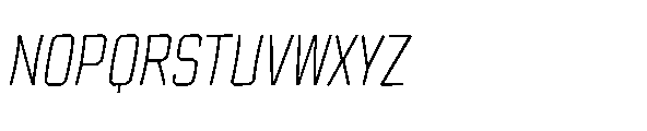 Tod Krob Light Italic Font UPPERCASE