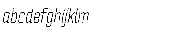 Tod Krob Light Italic FONT