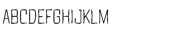 Tod Krob Light Font UPPERCASE
