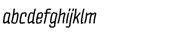 Tod Krob Medium Italic FONT
