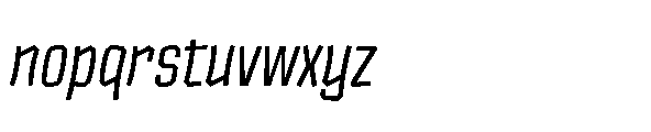 Tod Krob Medium Italic Font LOWERCASE