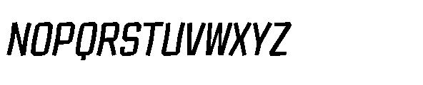 Tod Krob Semi Bold Italic Font UPPERCASE