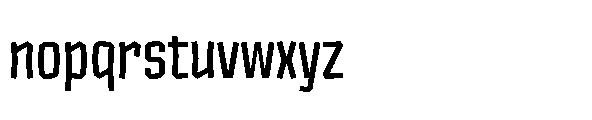 Tod Krob Semi Bold Font LOWERCASE