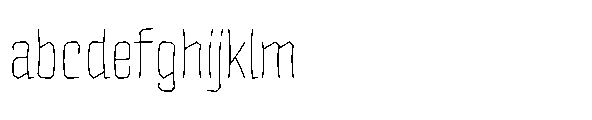 Tod Krob Thin FONT