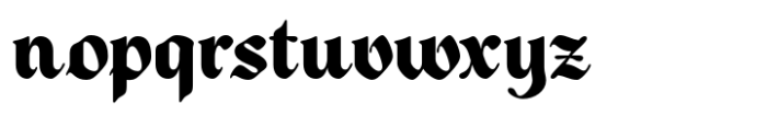 Todak Gothic Semibold Font LOWERCASE