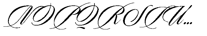 Todaya Scriptua Bold Font UPPERCASE